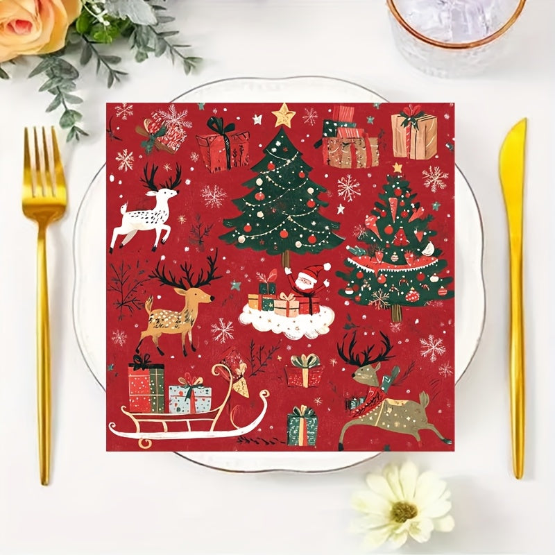 Vianočné servítky – 20 ks