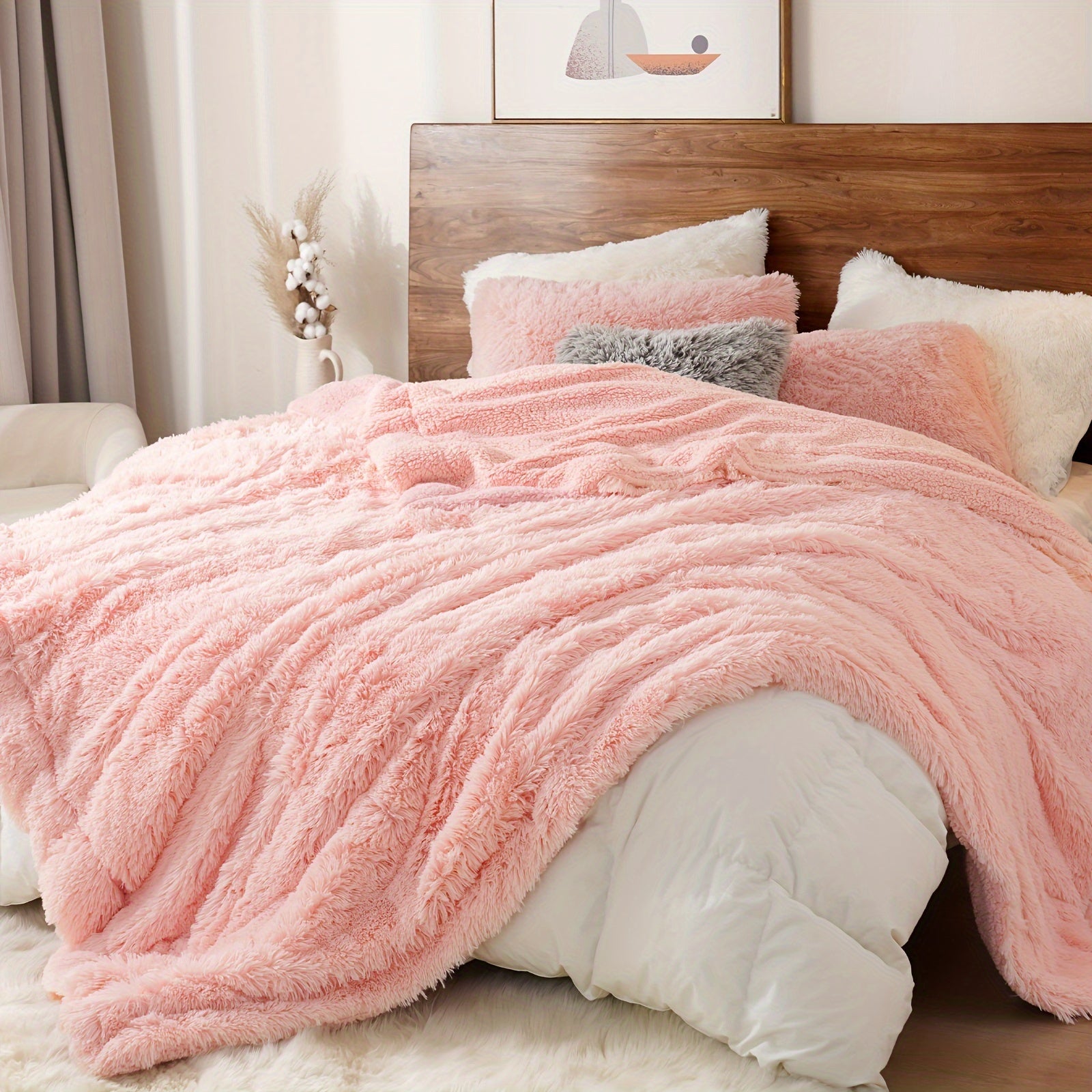 Luxusná ultra-mäkká umelá kožušina – sivá