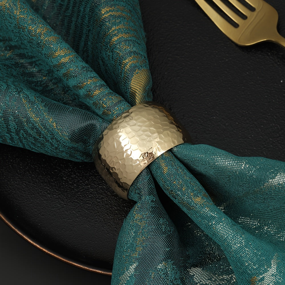 Kovové obrúčky na servítky – zlaté