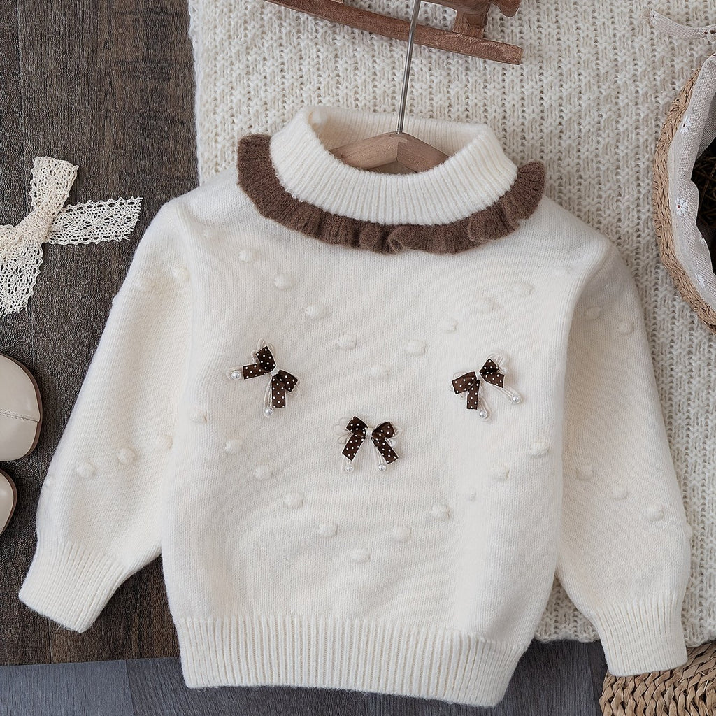 Detský sveter – biely