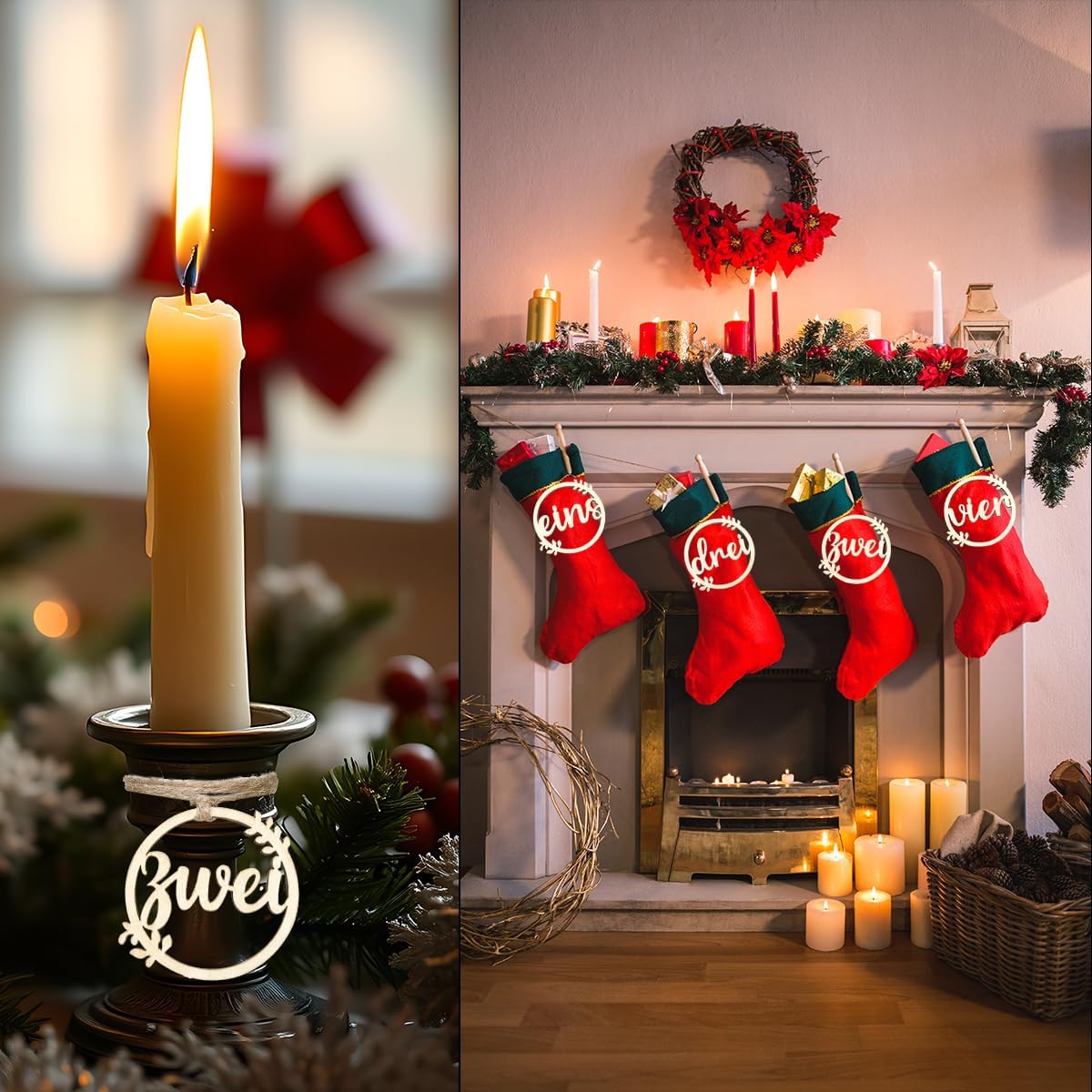 Adventný veniec – drevený