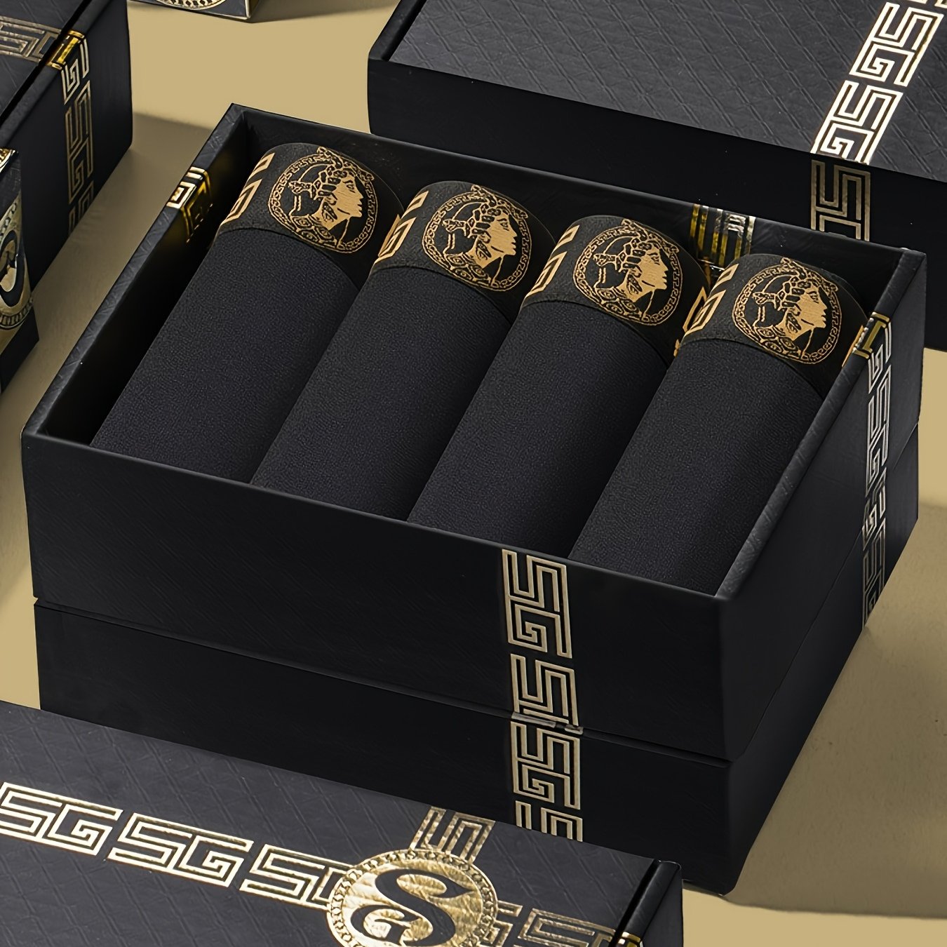 Boxerky – čierne a zlaté