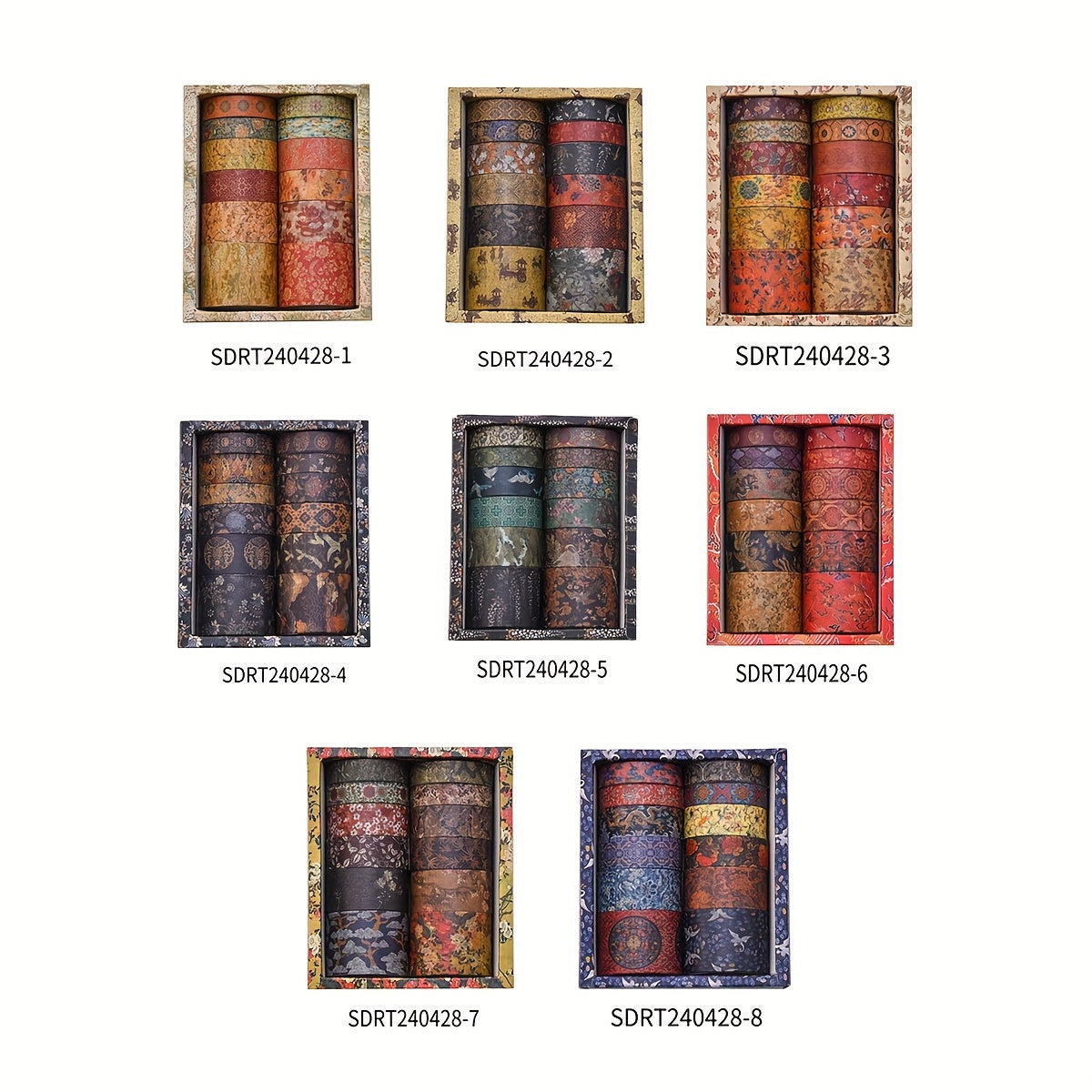 Dekoratívna lepiaca páska – geometrické vzory