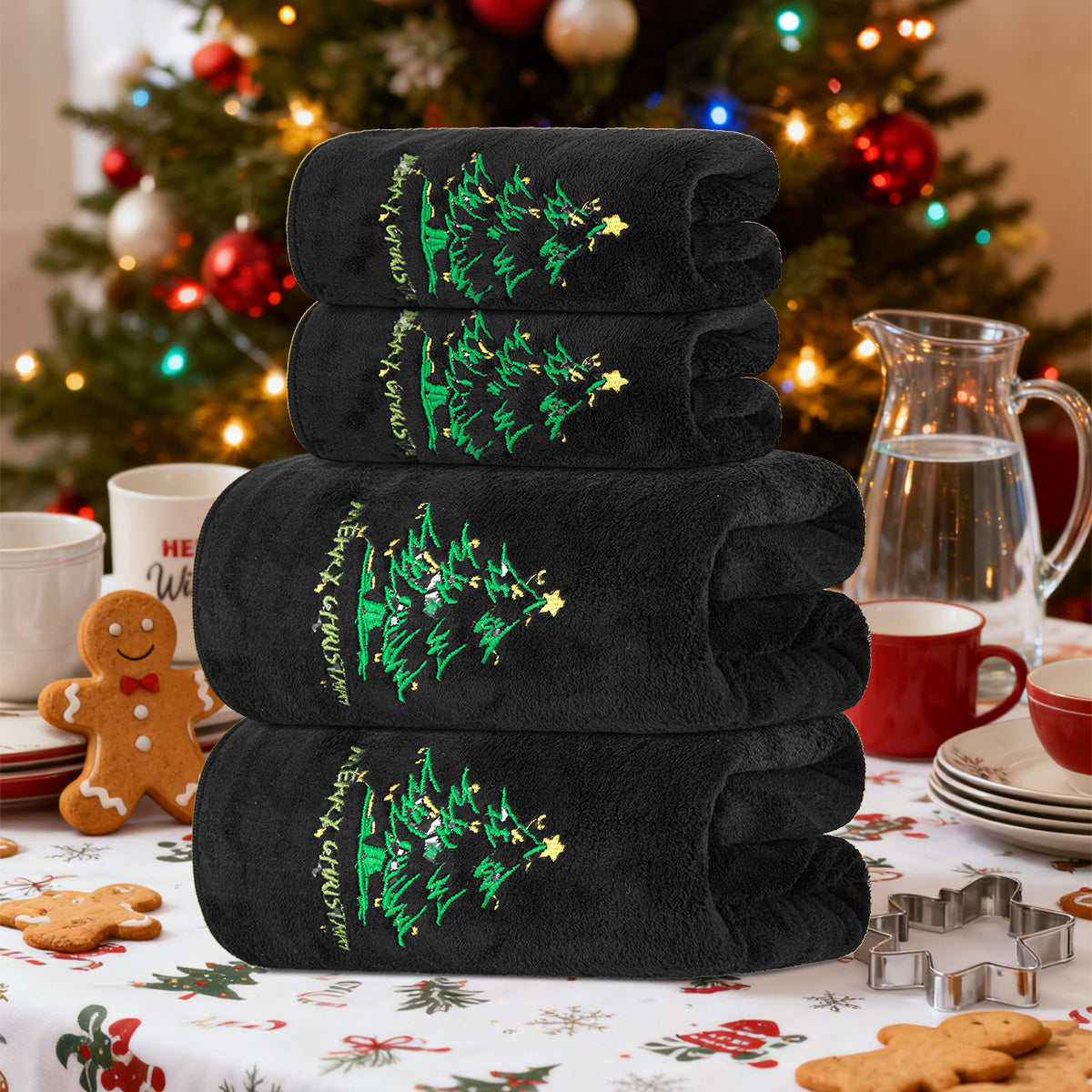 Vianočné uteráky – 4 kusy