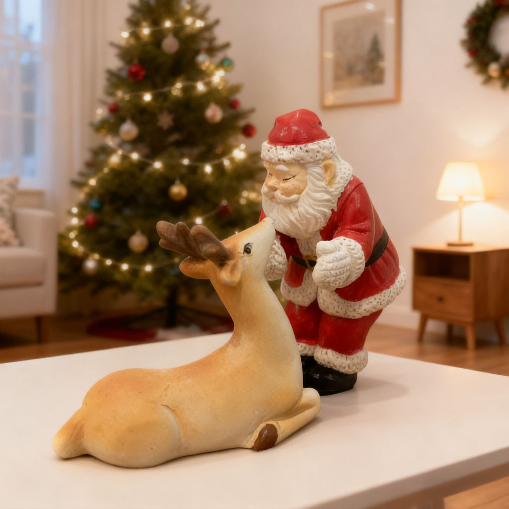 Vianočné figúrky – Santa Claus a sob