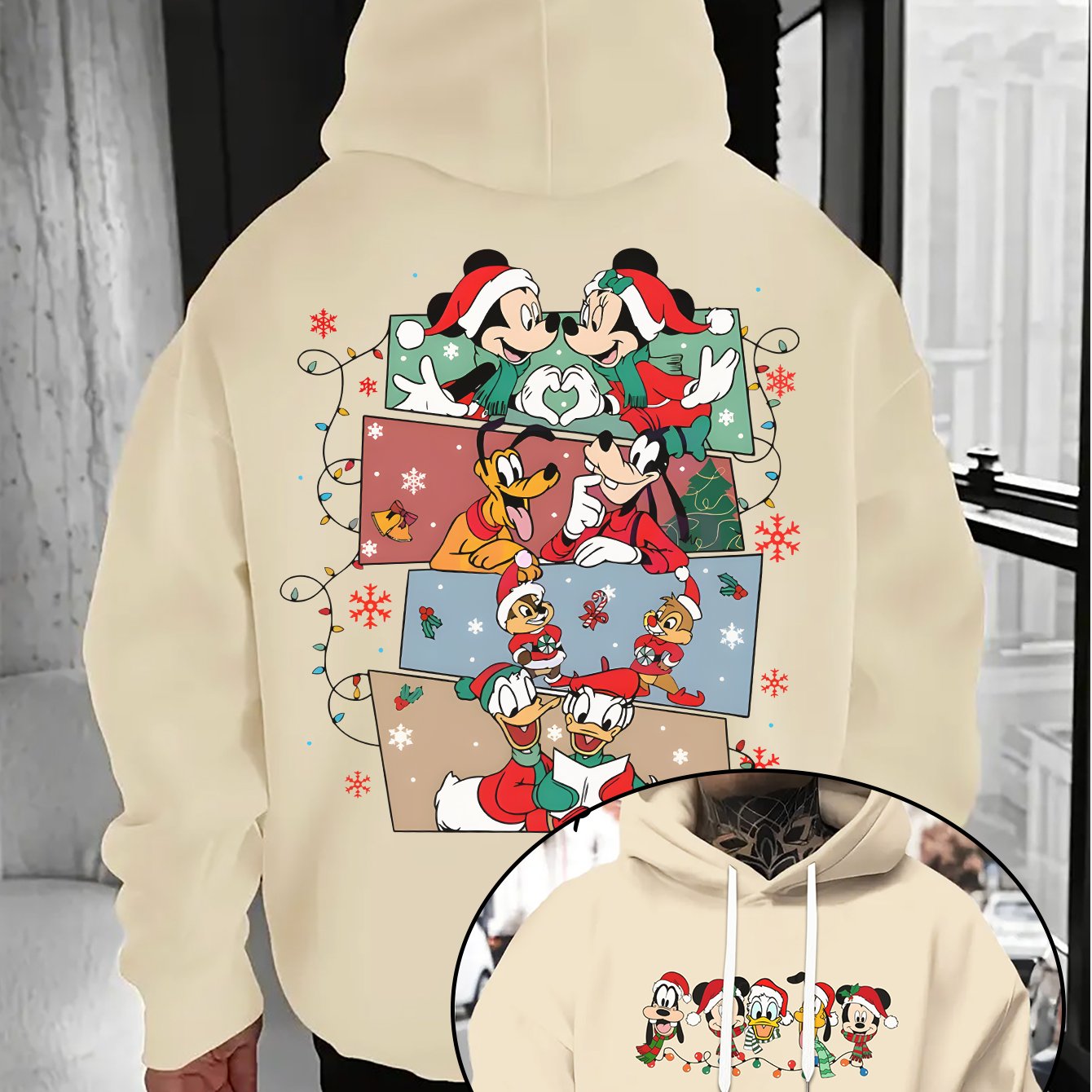 Mikina s kapucňou – Mickey a Minnie