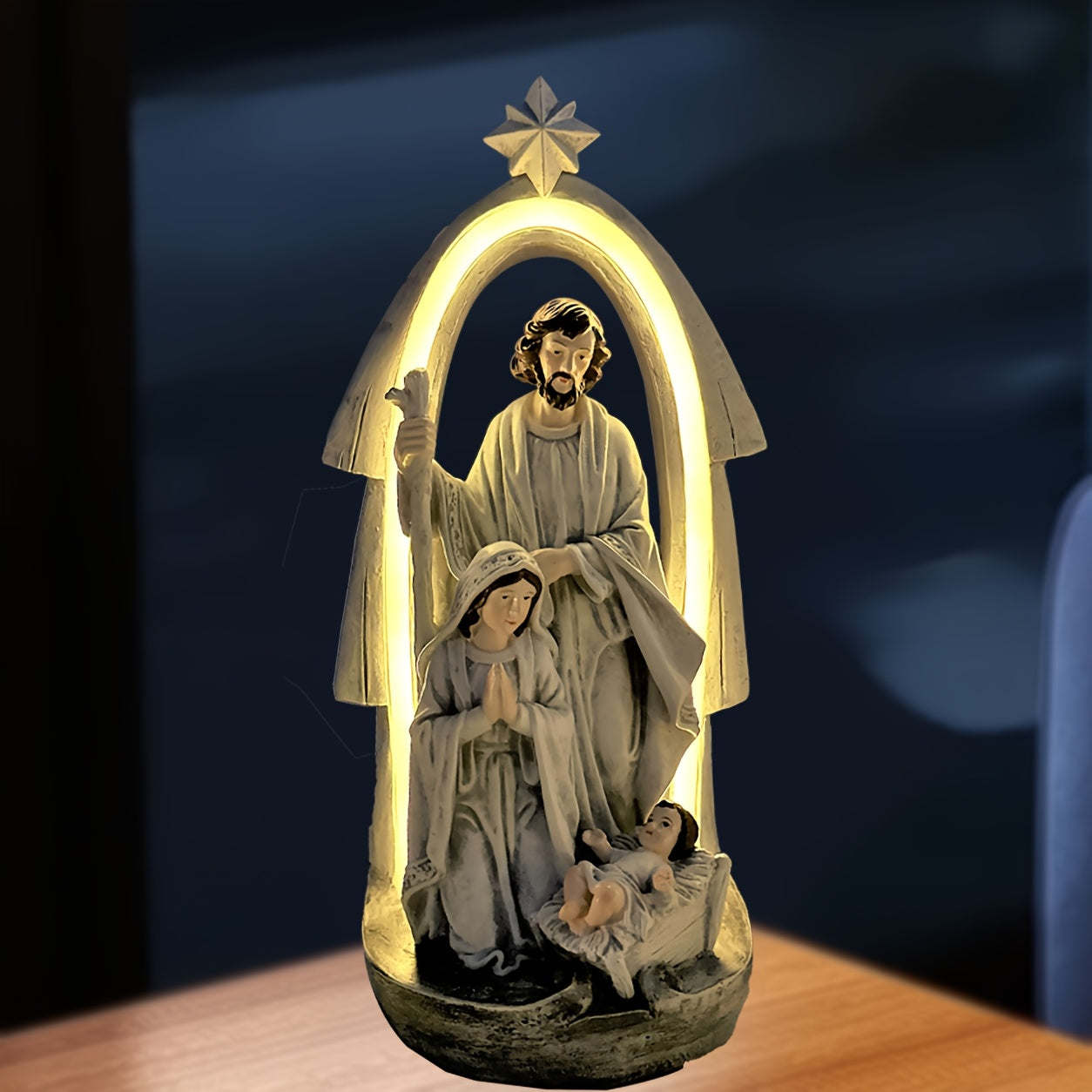 Solárna lampa – Svätá rodina