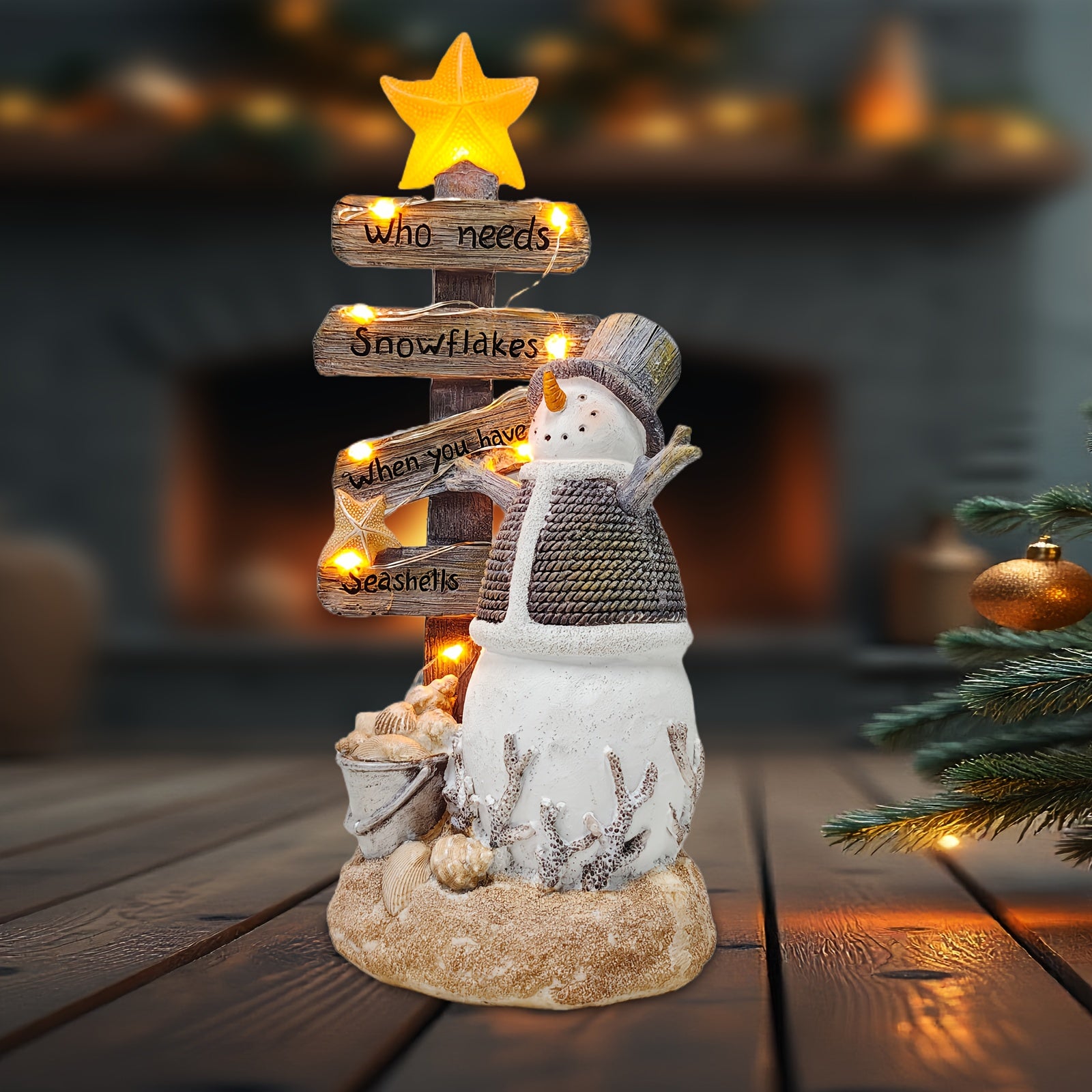 Snehuliak so svetlom – šedý