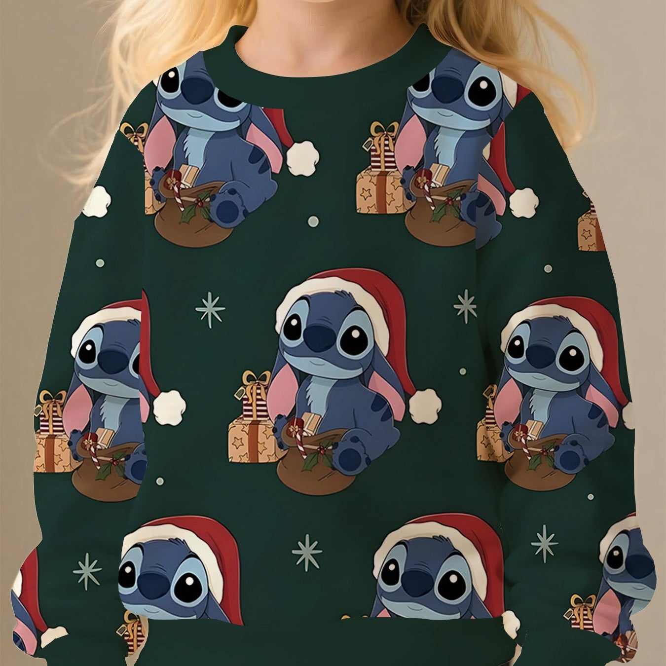 Mikina Stitch – zmiešané farby