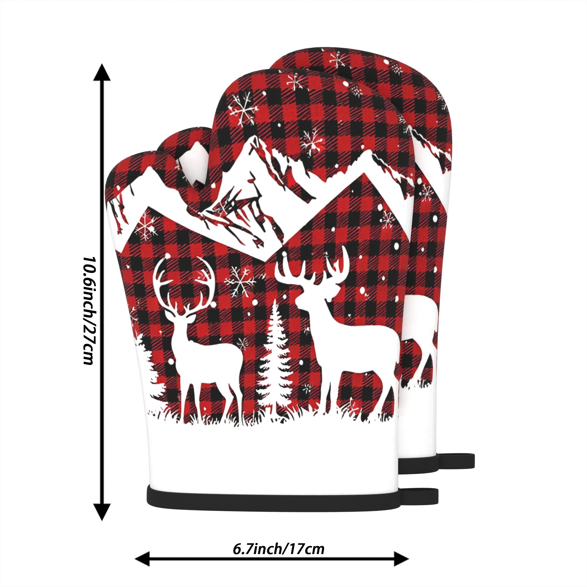 Rukavice na pečenie – červené