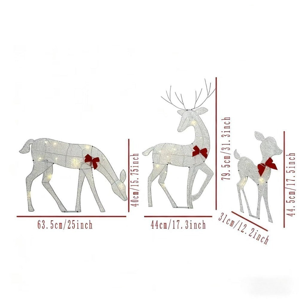 Vianočné soby – biele