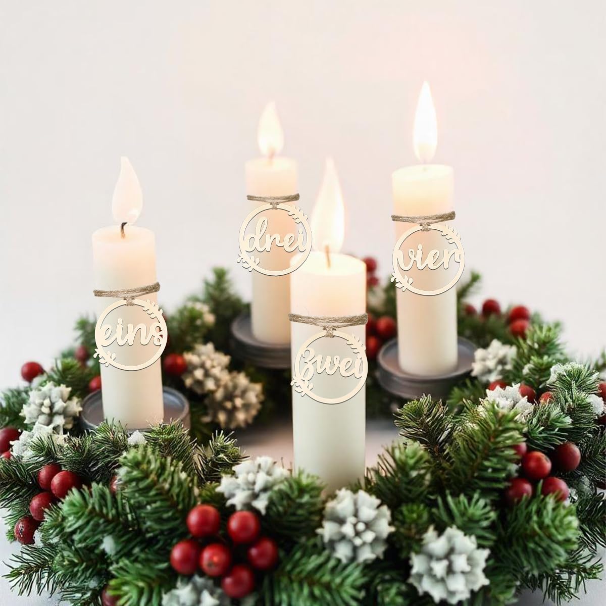 Adventný veniec – drevený