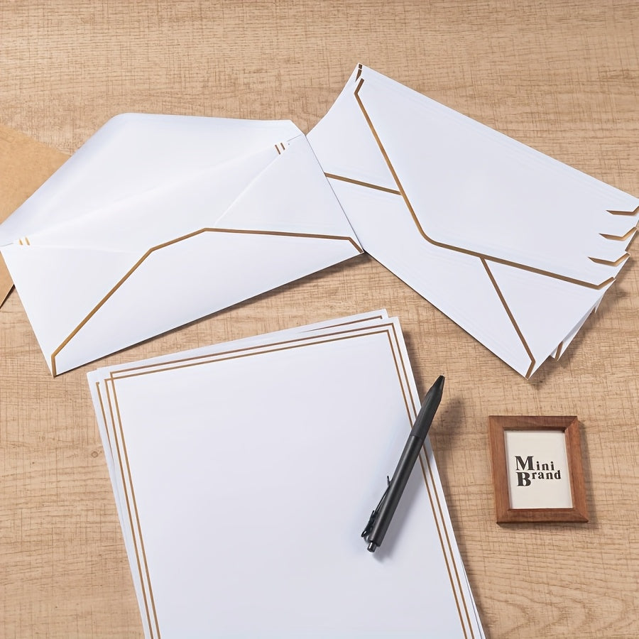 Súprava kancelárskych potrieb – biela