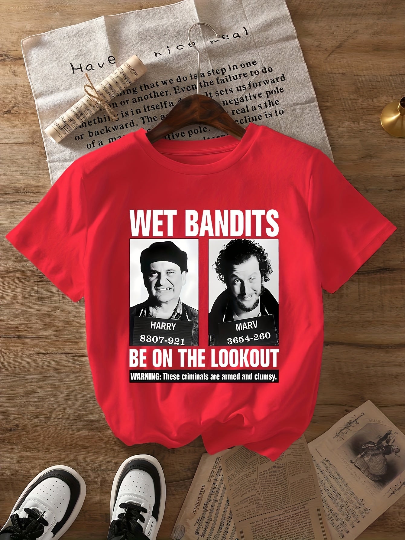 Vianočné tričko – Sám doma