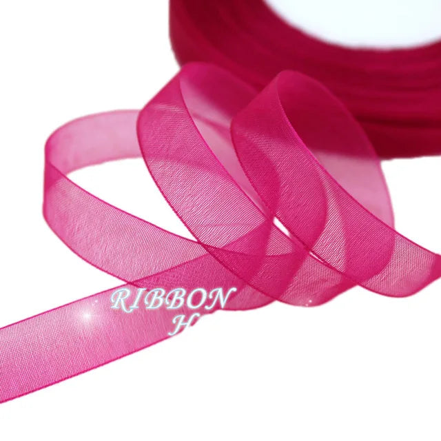 Organza stužka – 12mm 45 metrov