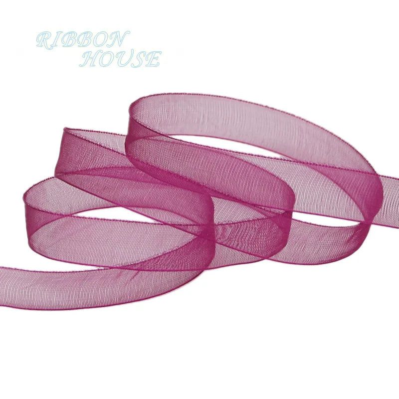 Organza stužka – 12mm 45 metrov