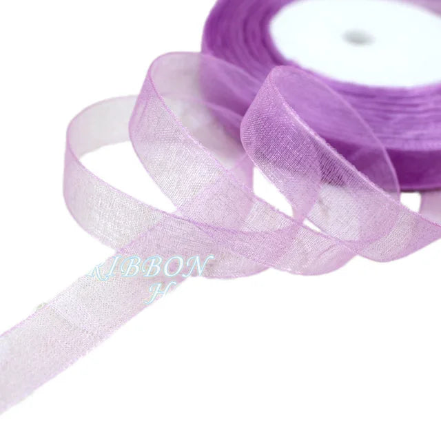 Organza stužka – 12mm 45 metrov