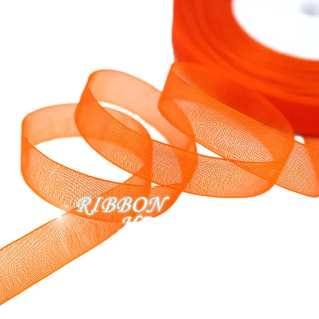 Organza stužka – 12mm 45 metrov