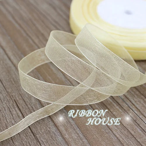 Organza stužka – 12mm 45 metrov