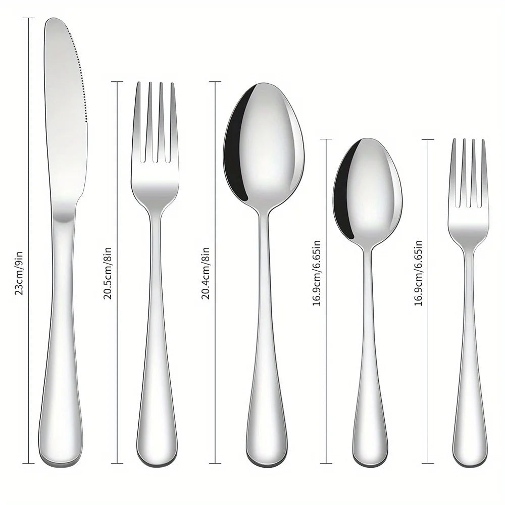 Súprava príbora – strieborná