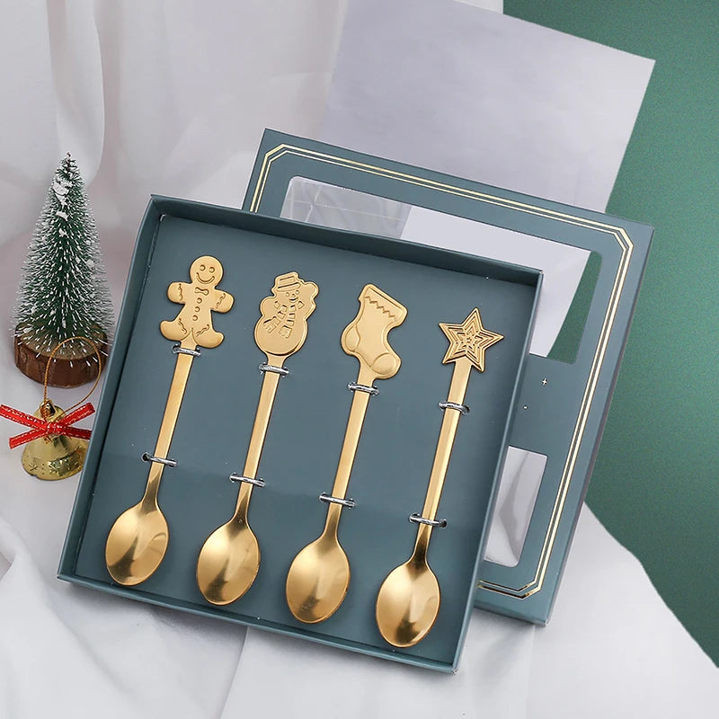 Vianočné lyžice – 2/4 kusy