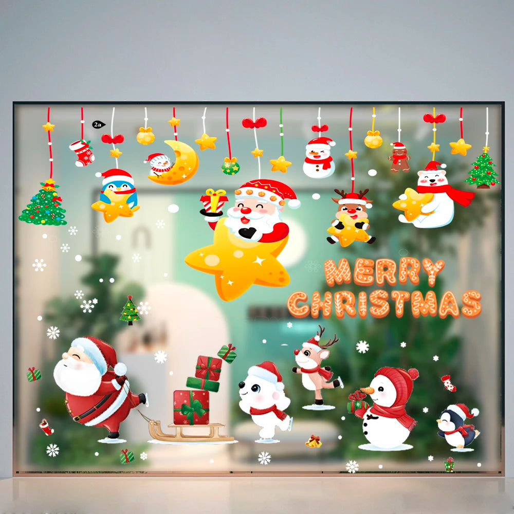 Vianočné nálepky – detská izba