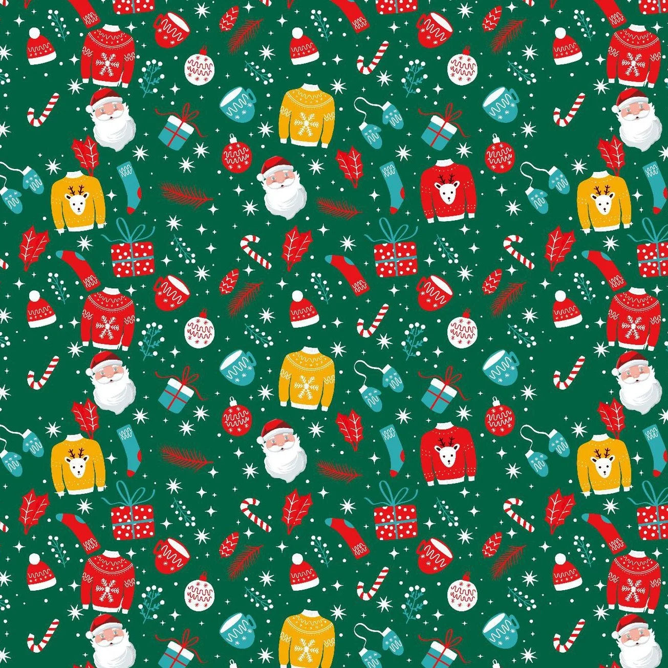 Vianočný baliaci papier – Santa Claus