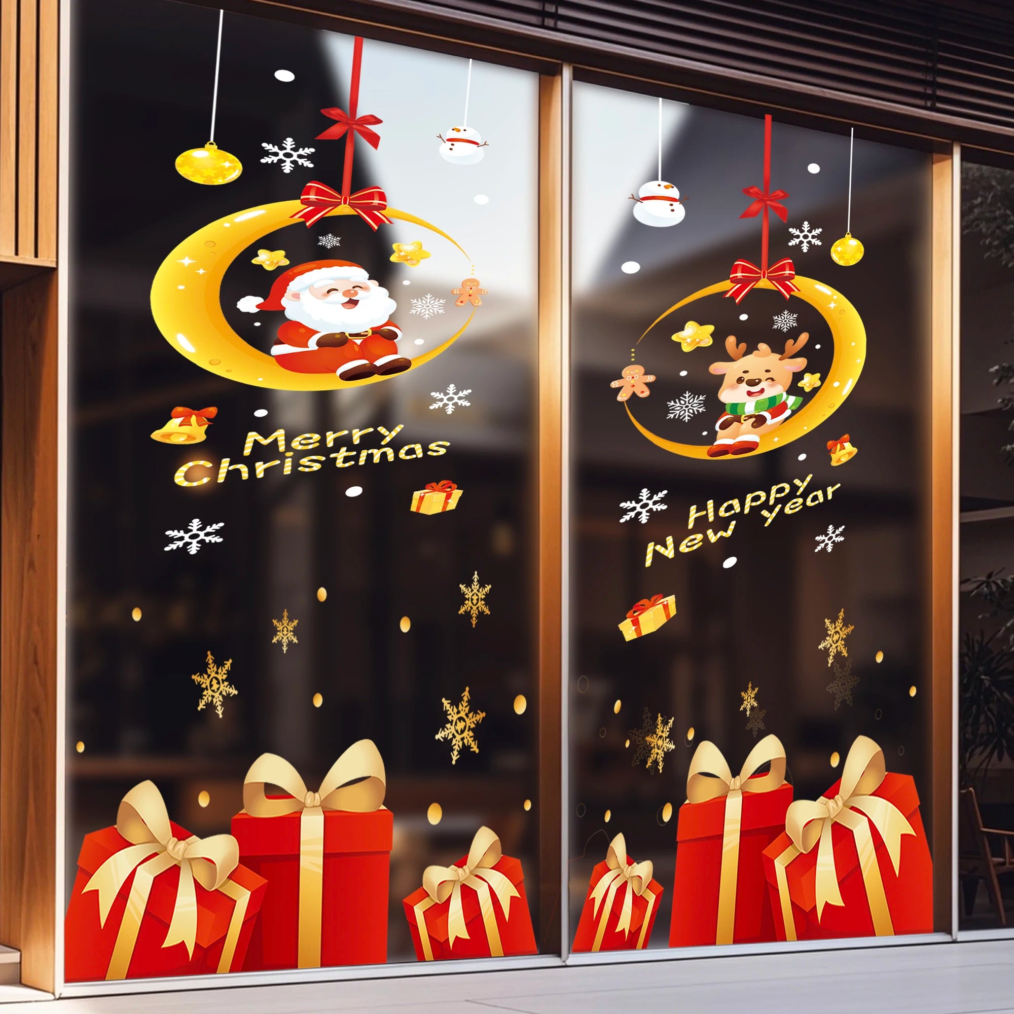 Vianočné nálepky – detská izba