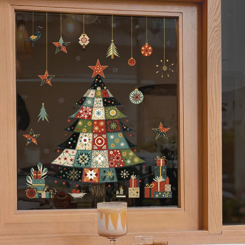 Vianočné nálepky na okno – Santa Claus