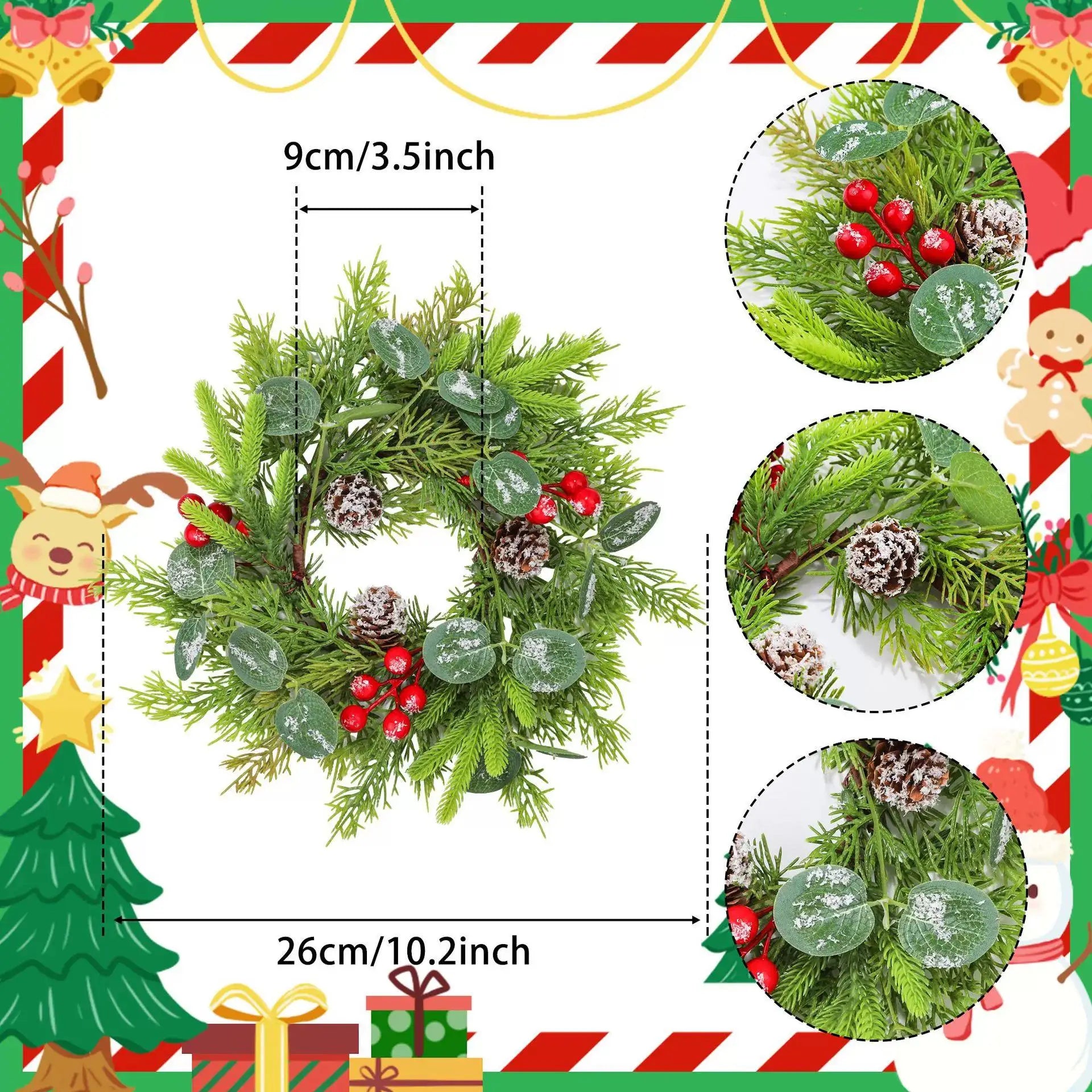 Vianočný veniec – umelý 60cm