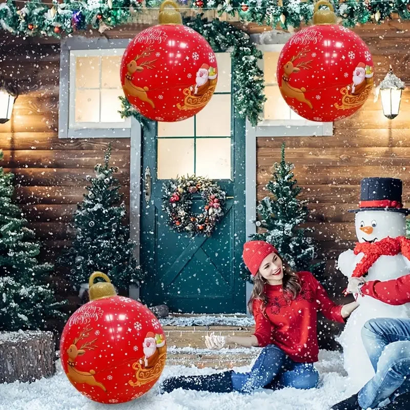 Vianočné nafukovacie gule – 60cm