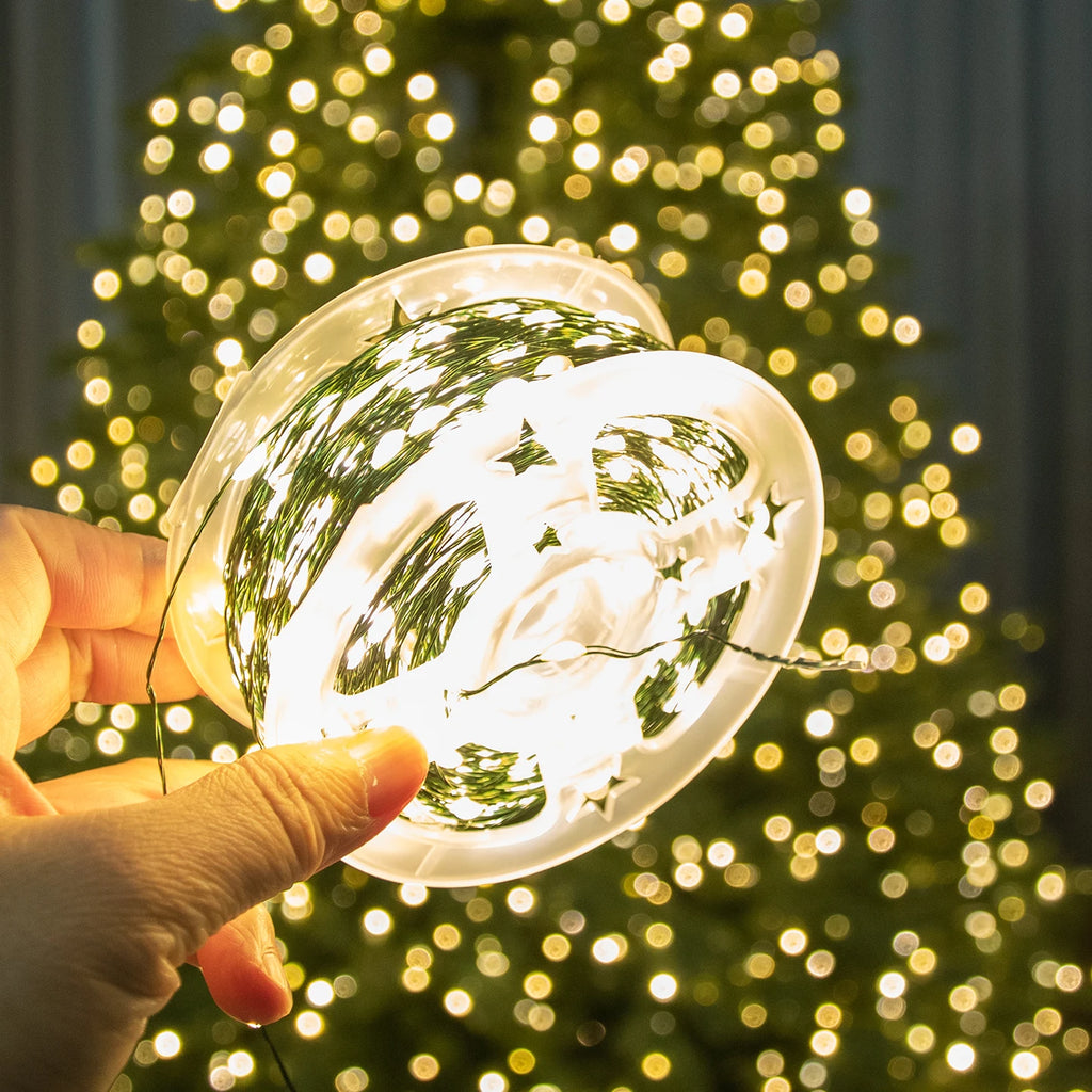 Vianočné svetielka – teplá biela