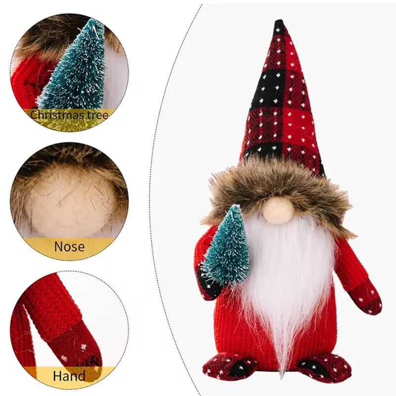 Vianočný trpaslík – plyšový