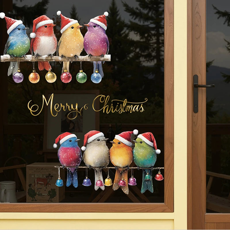 Vianočné nálepky na okno – Santa Claus