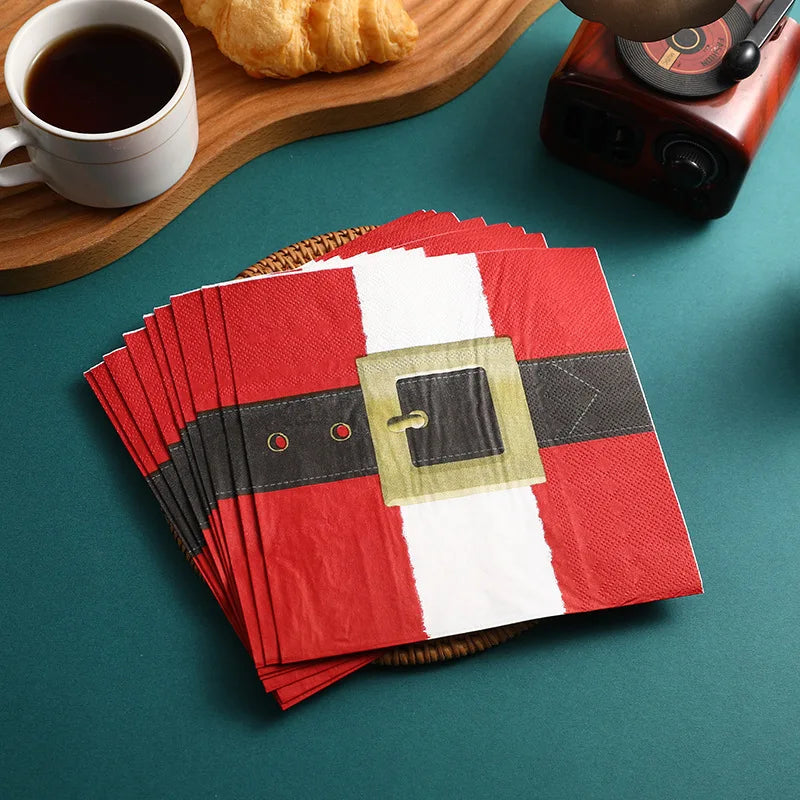 Vianočné servítky – Santa Claus