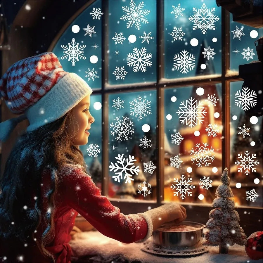 Fólie na okno – snehové vločky