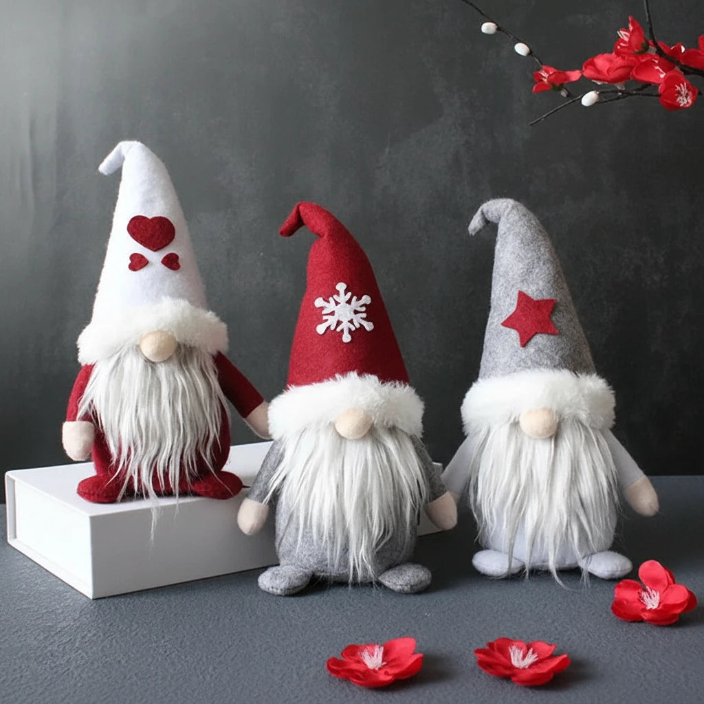 Vianočný trpaslík – plyšová bábika