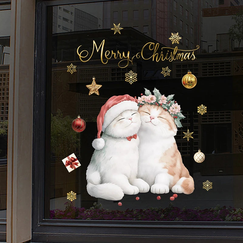 Vianočné nálepky na okno – Santa Claus