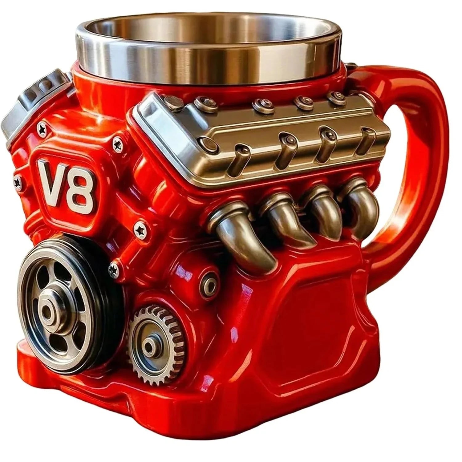 Retro Engine Coffee Mug – V8
