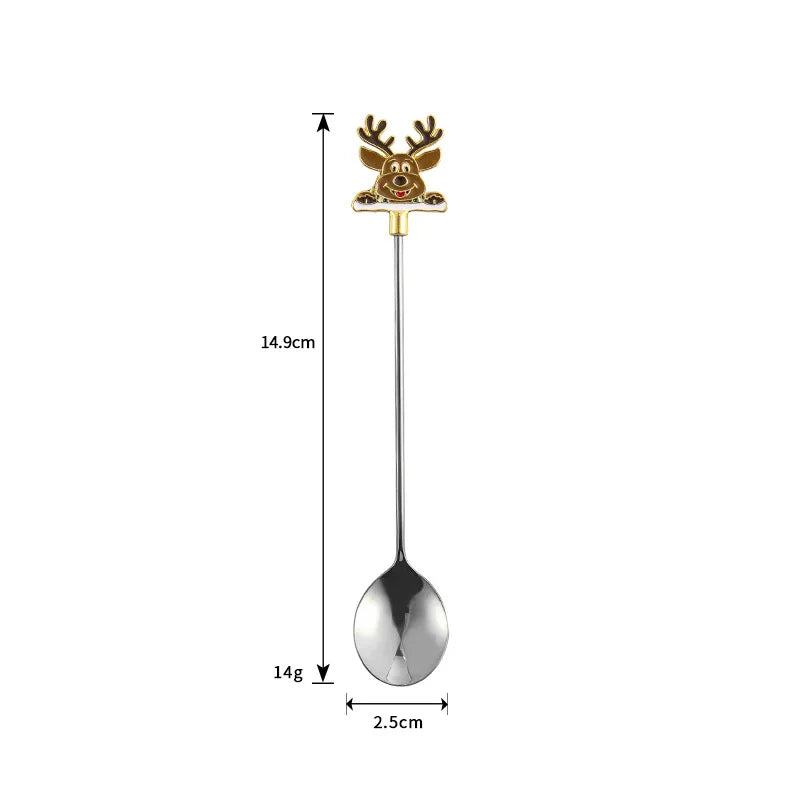 Vianočné lyžice a vidličky – kreatívne