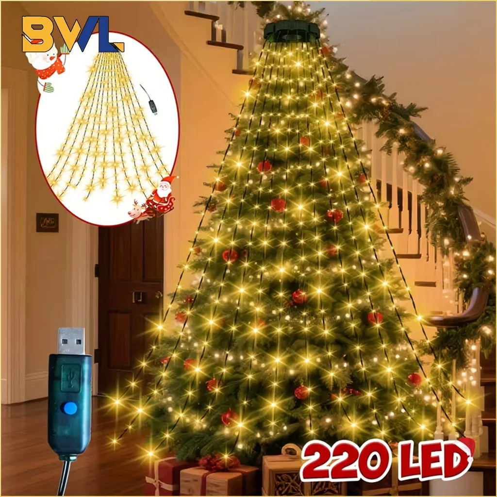 Vianočné svetielka – teplá biela