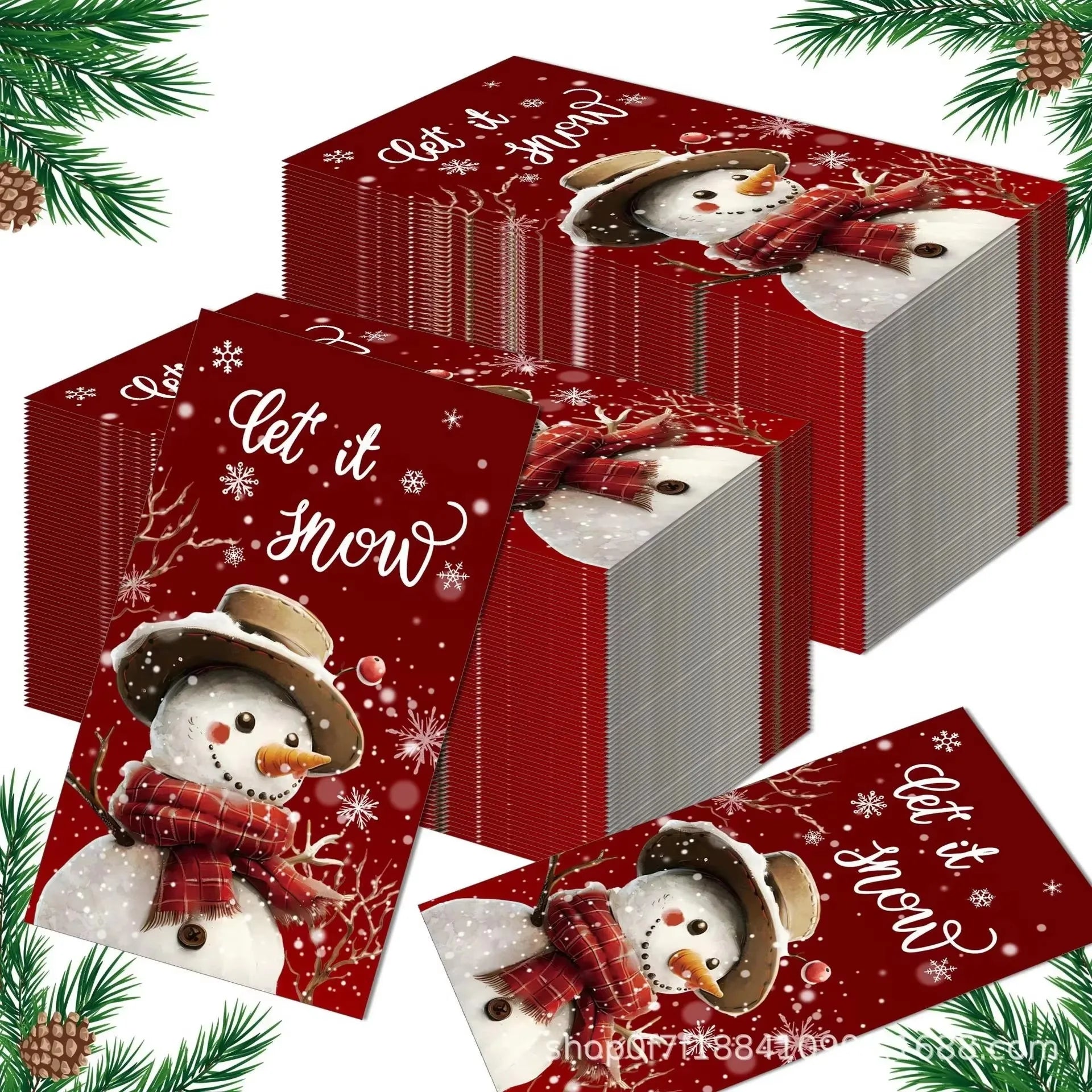 Vianočné papierové servítky – 20 kusov