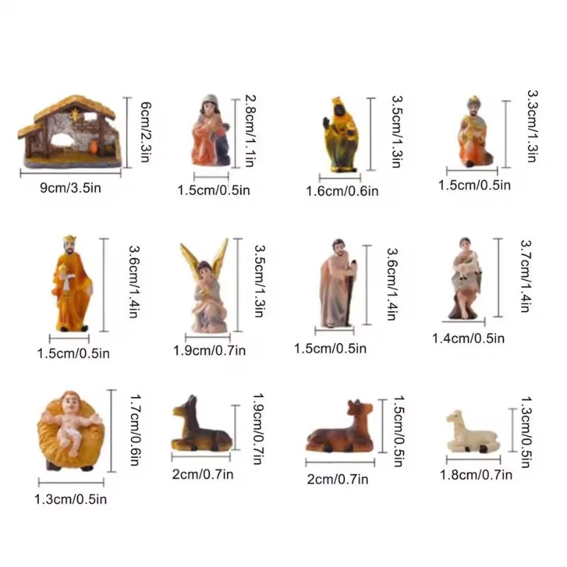 Vianočné figúrky – betlehem