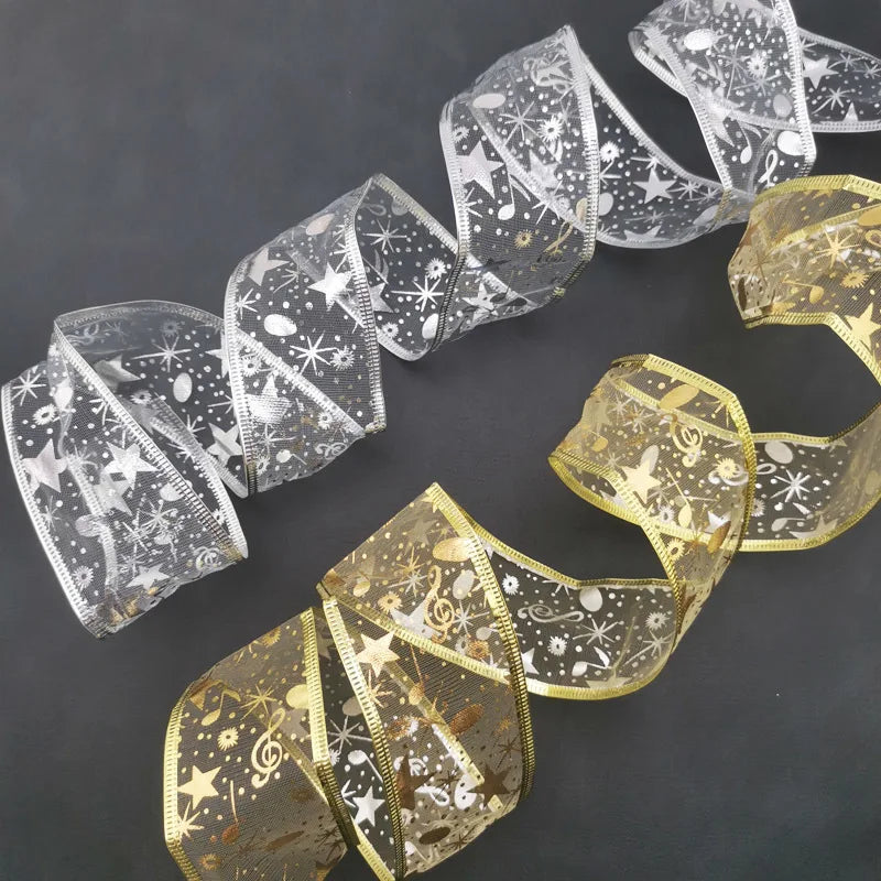 Organza stužka – zlatá