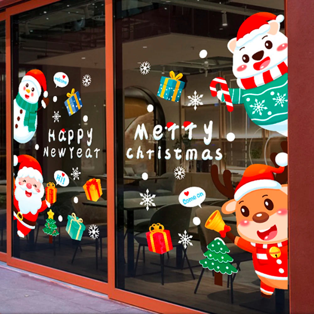 Vianočné nálepky – detská izba