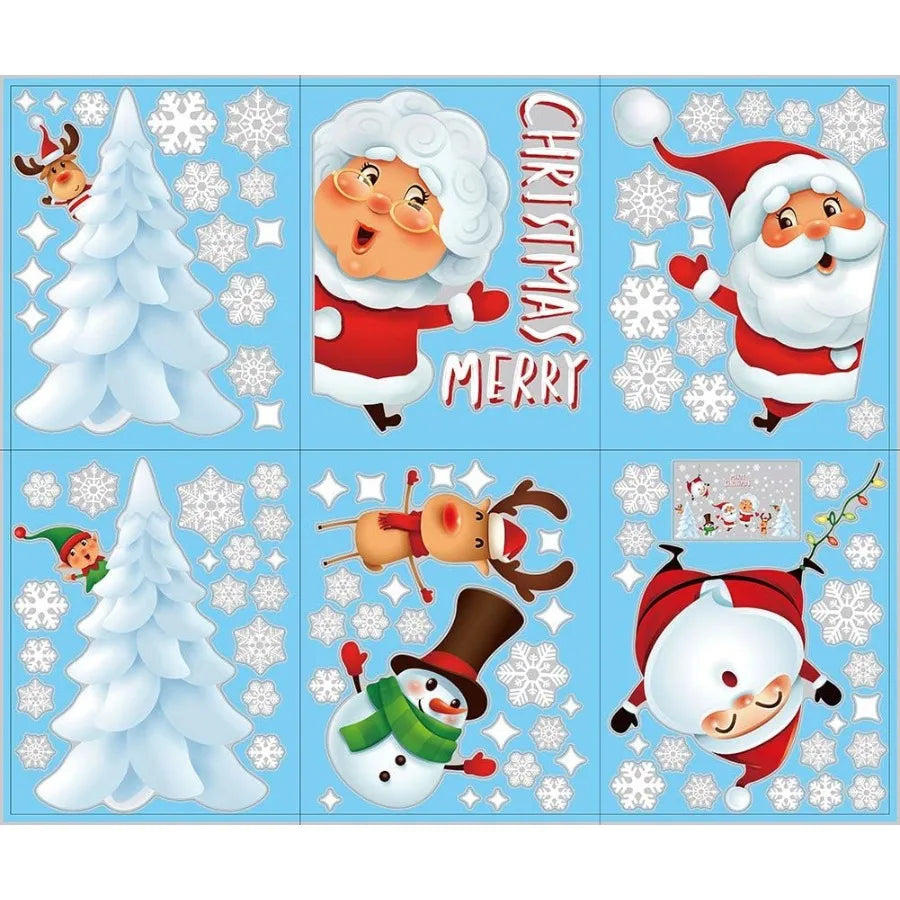 Vianočné nálepky na okno – Santa Claus