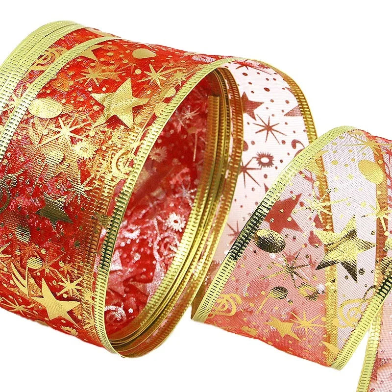 Organza stužka – zlatá