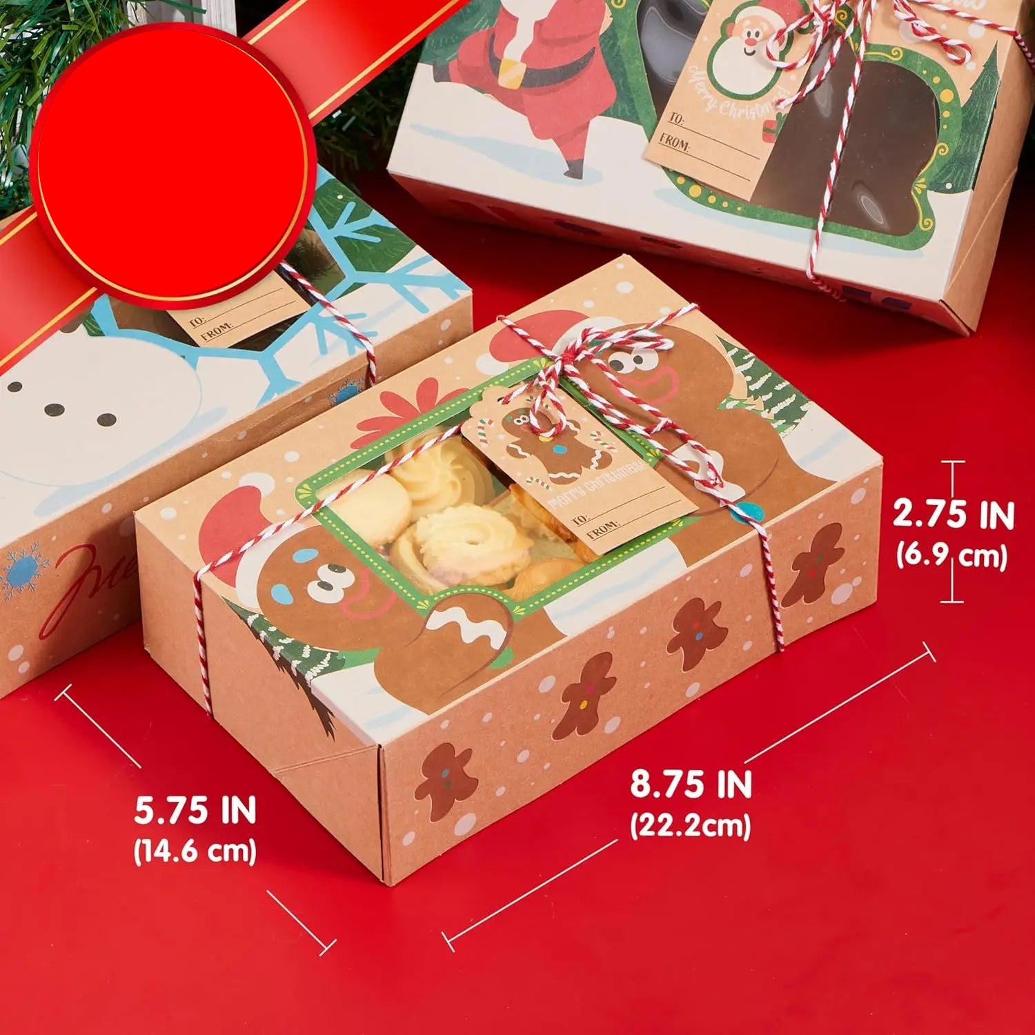 Vianočné darčekové boxy – 24 ks