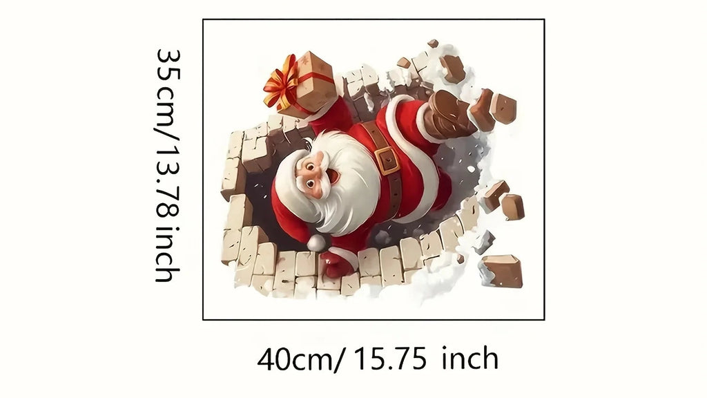 Nálepka Santa Claus na stenu
