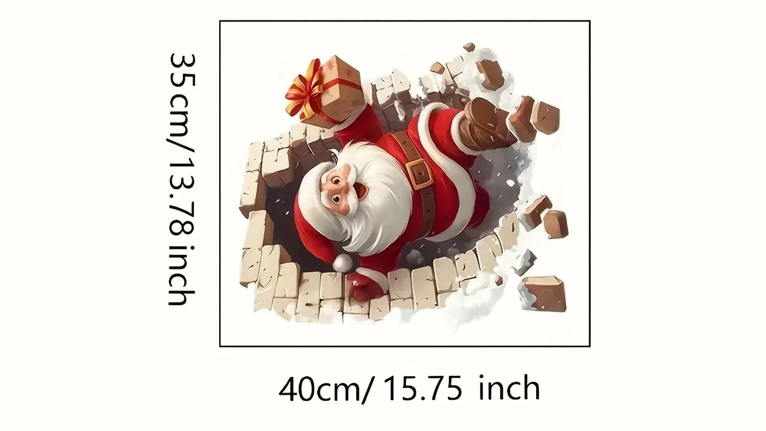 Nálepka Santa Claus na stenu